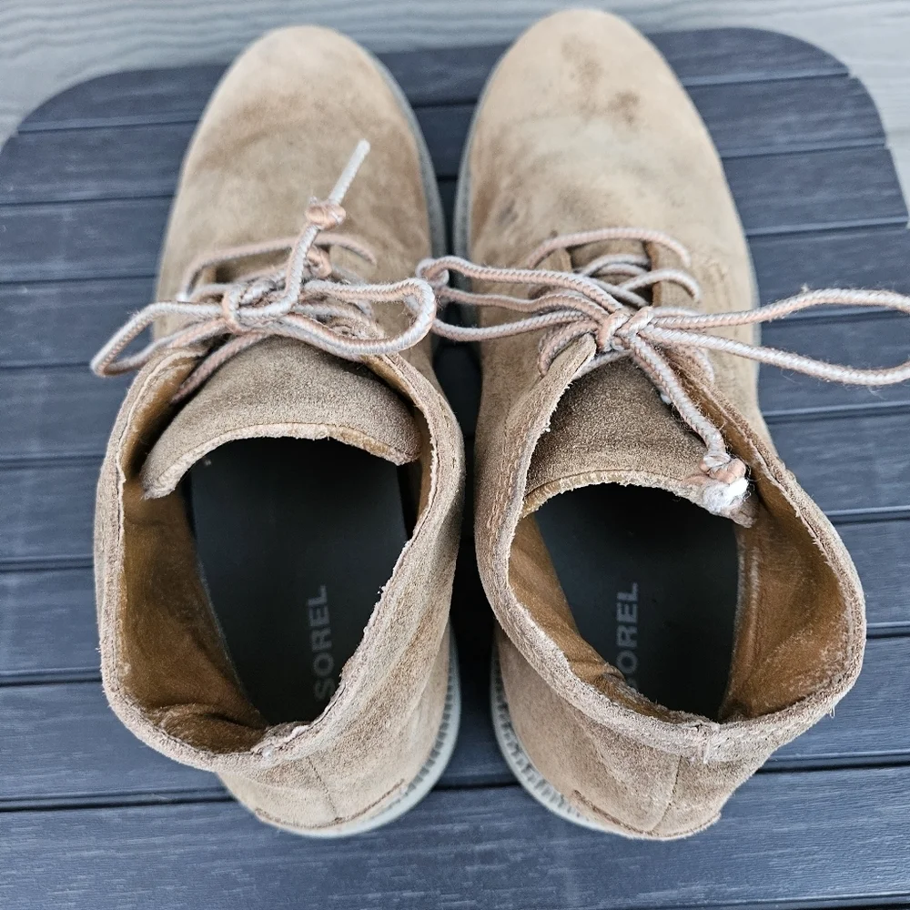 Sorel Madson II Chukka Men's Waterproof Boots Brown Suede Lace Up Shoes Size 8.5